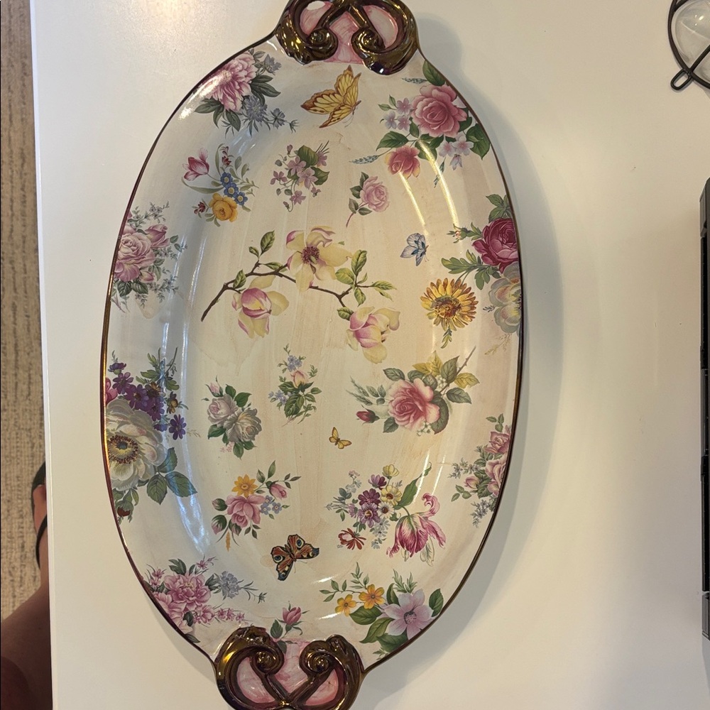 MacKenzie-Childs Chelsea Luster Serving Platter